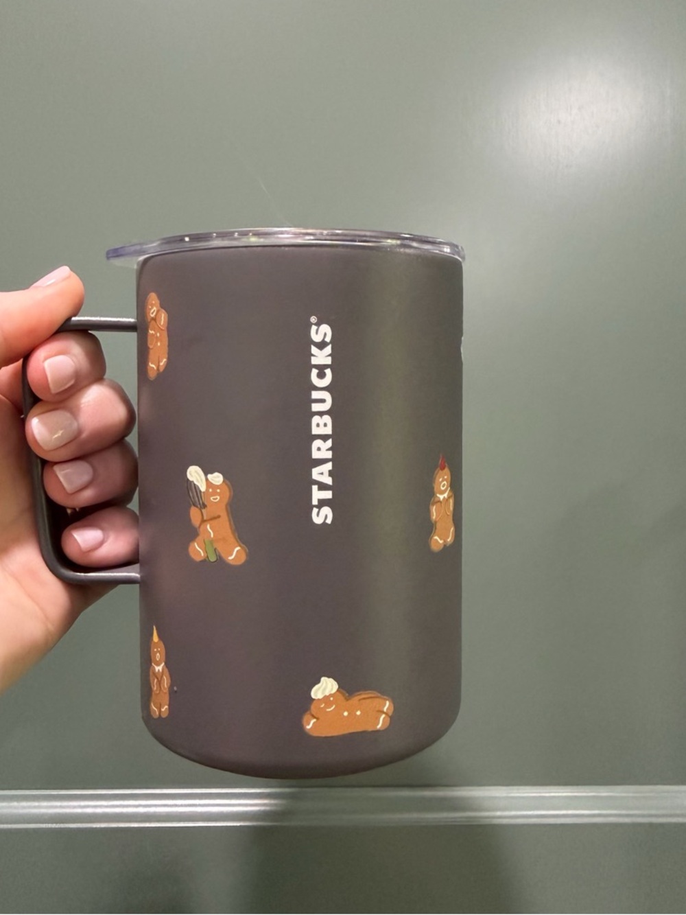 NWT Starbucks 2025 Holiday Limited Edition Gingerbread Man Mug 16oz